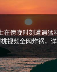 业内人士在傍晚时刻遭遇猛料勾魂摄魄，樱桃视频全网炸锅，详情了解