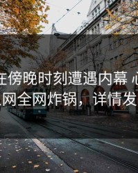 神秘人在傍晚时刻遭遇内幕 心跳，秀人网全网炸锅，详情发现